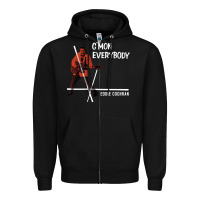 Black eddie cochran c mon everybody album cover Zipper Hoodie - tuanDangUi