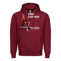 Burgundy eddie cochran c mon everybody album cover Zipper Hoodie - tuanDangUi