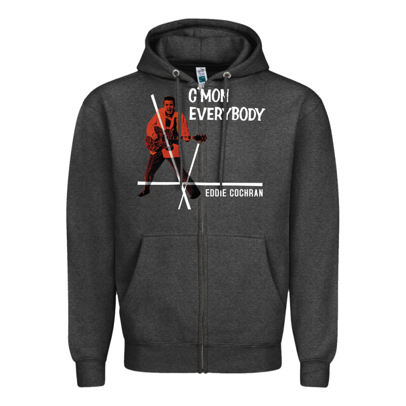 Eddie Cochran C Mon Everybody Album Cover Zipper Hoodie by tuanDangUi | Teevron