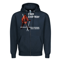 Navy eddie cochran c mon everybody album cover Zipper Hoodie - tuanDangUi