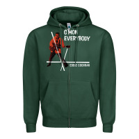 Sports Green eddie cochran c mon everybody album cover Zipper Hoodie - tuanDangUi