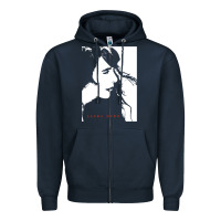 Navy laura nyro Zipper Hoodie - tuanDangUi
