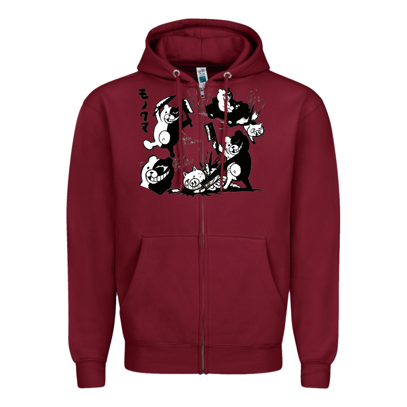 Monokuma 1 Zipper Hoodie by tuanDangUi | Teevron