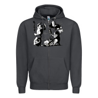 Smoke monokuma 1 Zipper Hoodie - tuanDangUi
