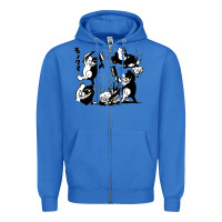True Royal monokuma 1 Zipper Hoodie - tuanDangUi