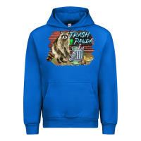 Cobalt raccoon trash panda Urban Hoodie - BarkalooDesign