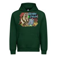 Forest Green raccoon trash panda Urban Hoodie - BarkalooDesign