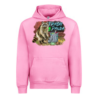 Fuchsia Pink raccoon trash panda Urban Hoodie - BarkalooDesign