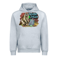 Heather Grey raccoon trash panda Urban Hoodie - BarkalooDesign