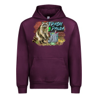 Mauve Wine raccoon trash panda Urban Hoodie - BarkalooDesign