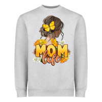 Heather Grey Mom life Mother's Day Heavyweight Sweatshirt - FaDigitalArtStudio