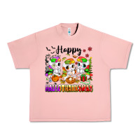Salmon happy hallothanksmas unicorns Urban Heavy Tee - texasbilliewilder