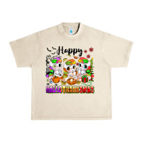 Sandshell happy hallothanksmas unicorns Urban Heavy Tee - texasbilliewilder