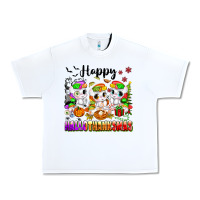 White happy hallothanksmas unicorns Urban Heavy Tee - texasbilliewilder