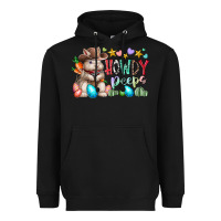 Black howdy peeps Heavyweight Hoodie - RacoonDesign