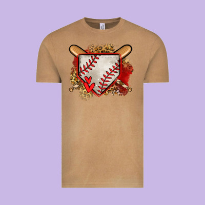Baseball Home Plate Vintage Tee Designed By Jasminsmagicworld