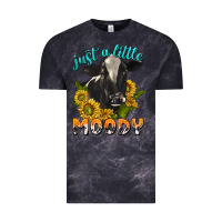 Cloud Black Just a Little Moody Vintage Tee - texasbilliewilder