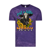 Cloud Purple Just a Little Moody Vintage Tee - texasbilliewilder