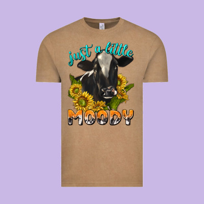 Just A Little Moody Vintage Tee Designed By Texasbilliewilder