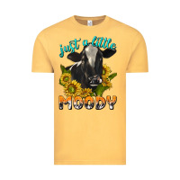 Vintage Mustard Just a Little Moody Vintage Tee - texasbilliewilder