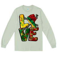 Matcha love juneteenth Long Sleeve Tee - CowGirlArtShop