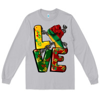 Moon Dust love juneteenth Long Sleeve Tee - CowGirlArtShop