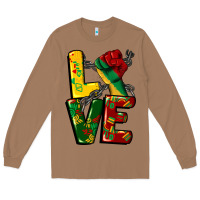 Toasted Coconut love juneteenth Long Sleeve Tee - CowGirlArtShop