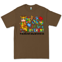 Cacao it s ok to be different giraffe Premium Tee - LillyAllenDesigns