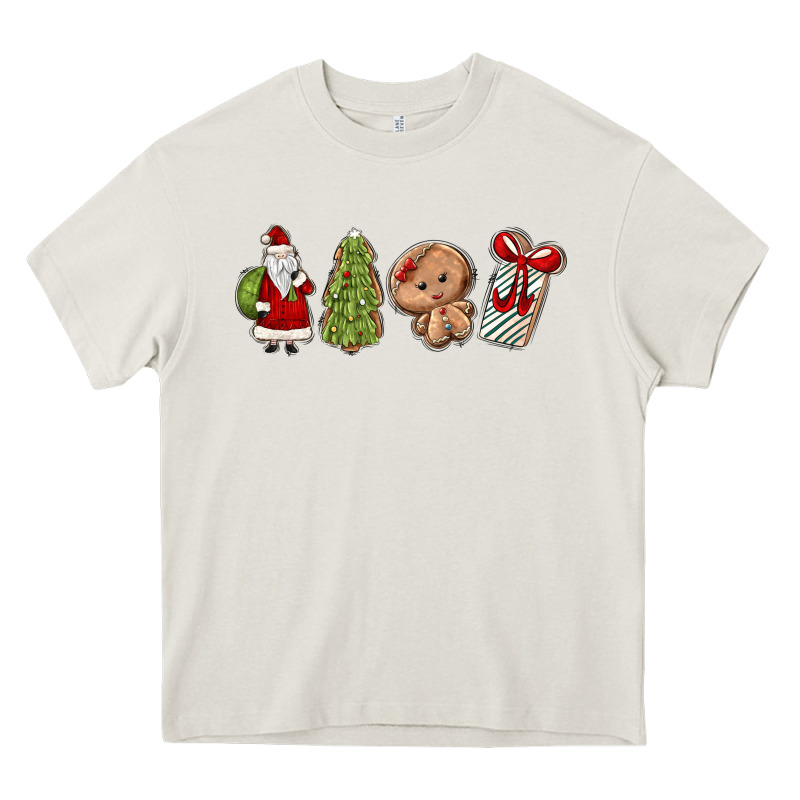 Christmas Milk And Cookies Heavy Core Tee by MaliasSmallBusiness | Teevron