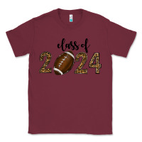 Burgundy class of 2024 american football Classic Tee - RanaPortraitStore