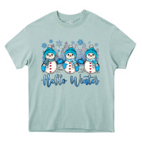 Arona snowman hello winter Heavy Core Tee - JahusDesignShop