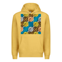 Antique Gold american football medal with leopard Premium Hoodie - BundleAndBundleShop