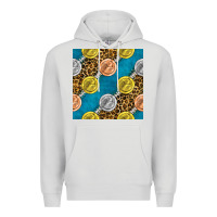 Dove Grey american football medal with leopard Premium Hoodie - BundleAndBundleShop
