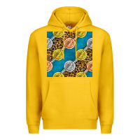 Lemon american football medal with leopard Premium Hoodie - BundleAndBundleShop
