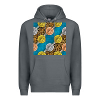 Rock american football medal with leopard Premium Hoodie - BundleAndBundleShop