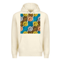 Sandshell american football medal with leopard Premium Hoodie - BundleAndBundleShop