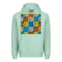 Seafoam american football medal with leopard Premium Hoodie - BundleAndBundleShop