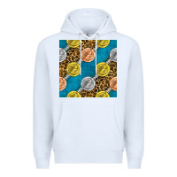 White american football medal with leopard Premium Hoodie - BundleAndBundleShop