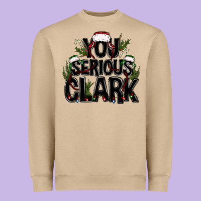 You Serious Clark Black Bbs Heavyweight Sweatshirt Designed By Bundleandbundleshop