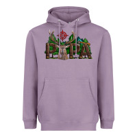 Lavender Western Papa Deer Hunting Heavyweight Hoodie - LillyAllenDesigns