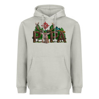 Moon Dust Western Papa Deer Hunting Heavyweight Hoodie - LillyAllenDesigns