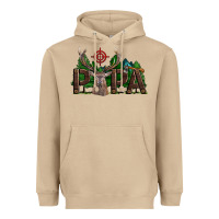 Mushroom Western Papa Deer Hunting Heavyweight Hoodie - LillyAllenDesigns
