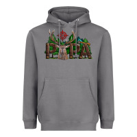 Western Papa Deer Hunting Heavyweight Hoodie | Teevron