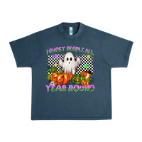 Midnight Navy I ghost people all year round Urban Heavy Tee - NancyCooperArtShop