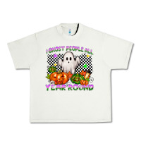 Pistachio I ghost people all year round Urban Heavy Tee - NancyCooperArtShop