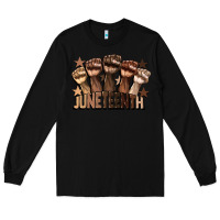 Black melanin juneteenth Long Sleeve Tee - CowGirlArtShop