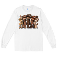White melanin juneteenth Long Sleeve Tee - CowGirlArtShop
