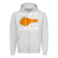 Dove Grey i'll just have the tenders chicken fried chicken t shirt Zipper Hoodie - tuanDangUi