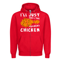 Red i'll just have the tenders chicken fried chicken t shirt Zipper Hoodie - tuanDangUi