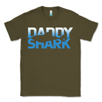 Army Green Daddy Shark Classic Tee - Bettercallsaul